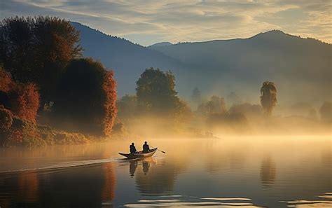 The River Jhelum at Dawn: Ein Meisterwerk der luminösen Malerei und poetischer Farbgebung!